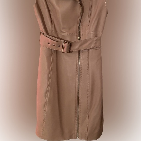 NWT MISHA COLLECTION Loren Leather Mini Dress, Size Aus 8 (US 4) - Picture 6 of 12